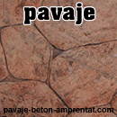Pavaje beton amprentat