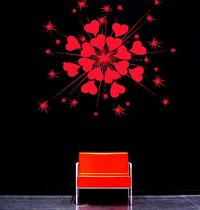 Concursuri online: Castiga un sticker decorativ My heart goes boom