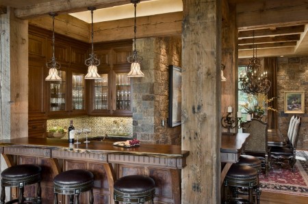 Amenajare bar rustic