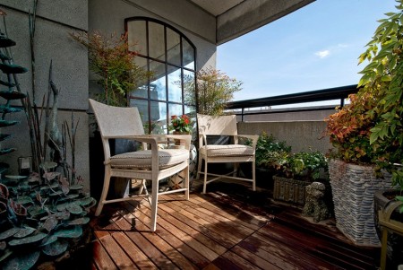 Mini-gradina pe balcon