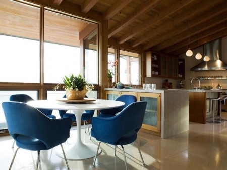 Imagine amenajare sufragerie Hillside Residence, Sutton Suzuki Architects