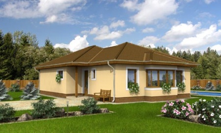 PROIECT CASA BUNGALOW 59 - Case si vile, Proiecte case vacanta