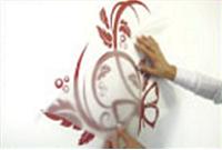 Cum se aplica stickerele decorative wall-art - Pasul 8