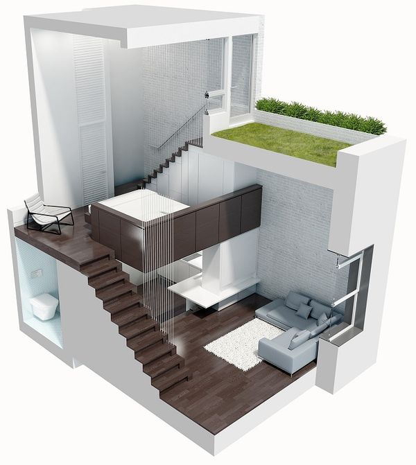 Plan apartament Manhattan