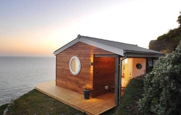 Terasa lemn casa vacanta la mare