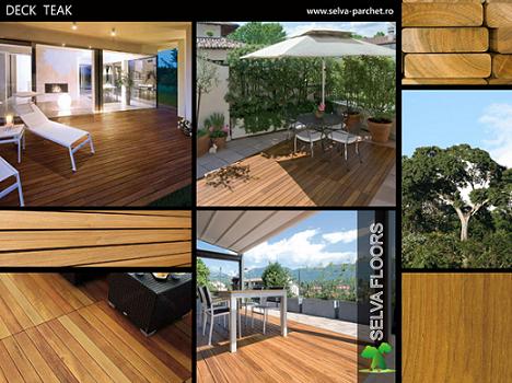 Terase din lemn - Teak Decking