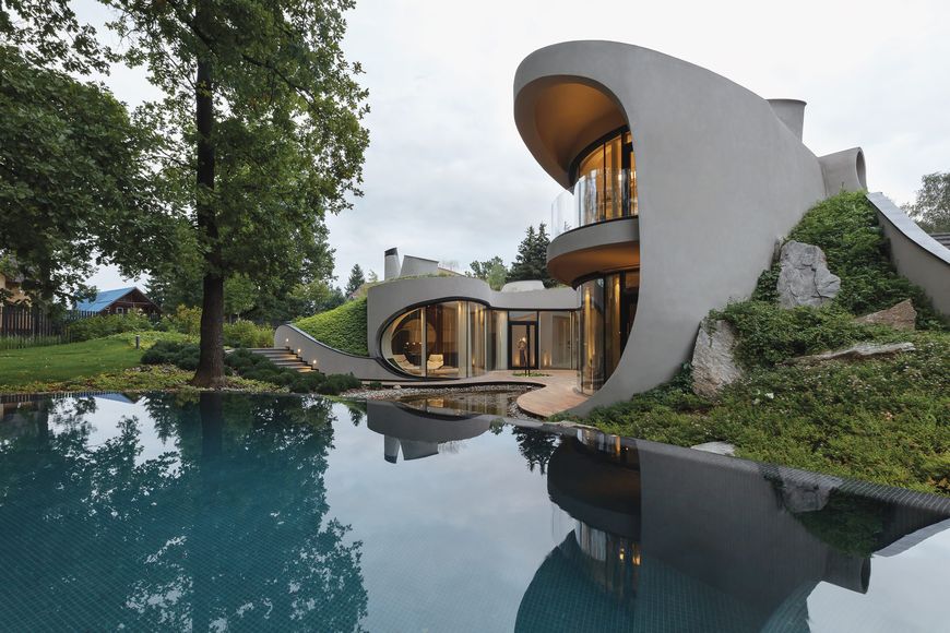 Casa arhitectura organica