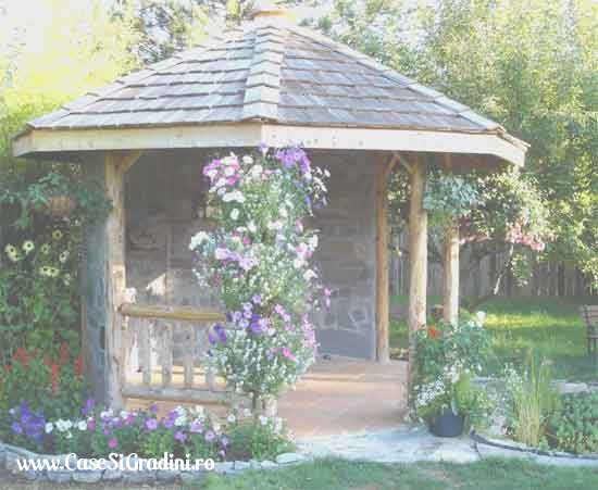 Pavilion in stil rustic