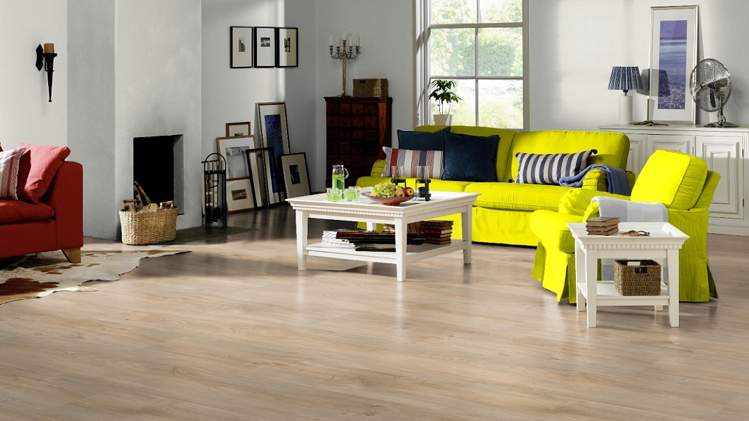 Parchetul laminat Tarkett Woodstock in living