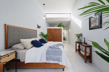 Dormitor matrimonial cu dulap inzidit