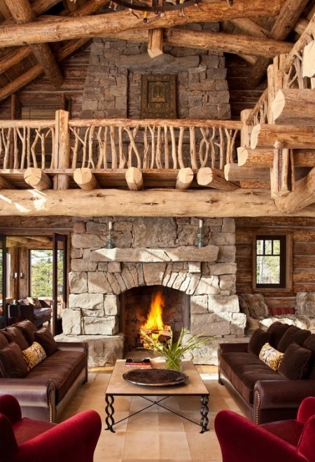 Poze Seminee - semineu-rustic-cabana-lemn.jpg