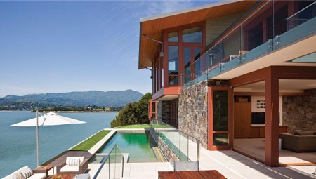 Imagine amenajare fatada Hillside Residence, Sutton Suzuki Architects
