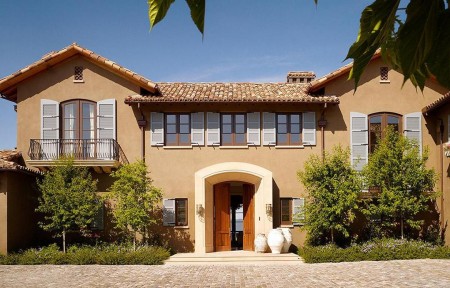 Fatada casa in stil mediteranean Soda Canyon Residence, BAR Architects