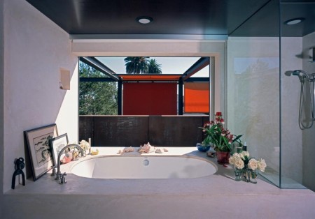 Imagine amenajare baie moderna, Palms Residence, Ehrlich Architects