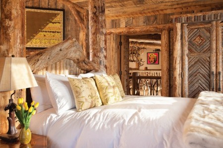 Dormitor cabana montana
