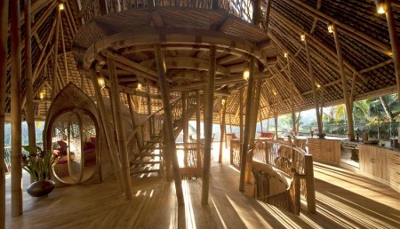 Structura de rezistenta, acoperis, compartimentari din lemn de bambus