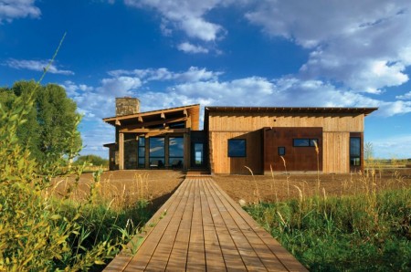Casa moderna din lemn