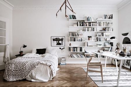 Dormitor decor scandinav