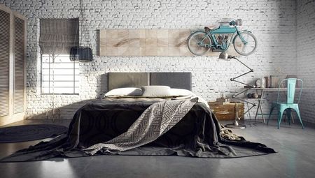 Amenajarea unui dormitor industrial minimalist