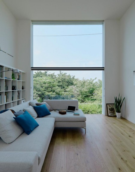 Imagine amenajare living - resedinta in Hiyoshi, EANA