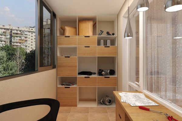 Atelier in balcon