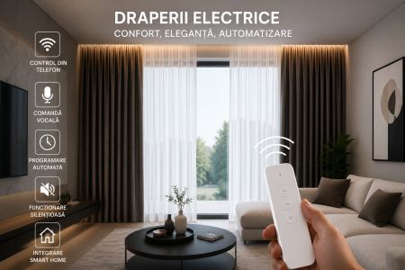 Draperiile electrice - solutia moderna pentru confort si automatizare in locuinta