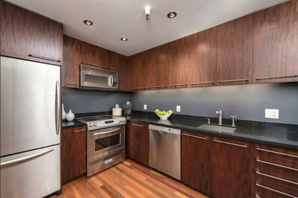 Bucatarie apartament modern