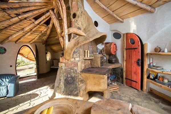 Bucatarie casa ecologica 