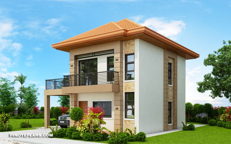Casa cu etaj, design modern