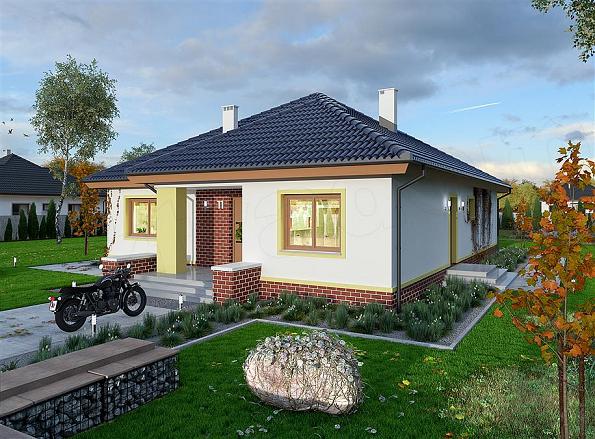 Casa fara etaj cu podul mansardabil