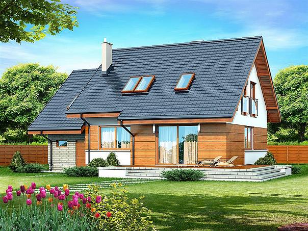 Casa cu mansarda, cu 2 livinguri, garaj, 3 dormitoare si birou