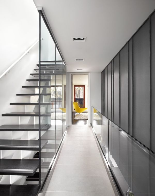 Balustrada de sticla casa renovata