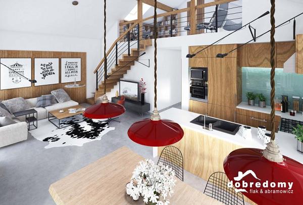 Casa de 80 mp, cu 2 camere si terasa mare - mezanin