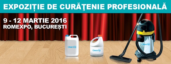 Cleaning Show incepe la ROMEXPO - Singura expozitie pentru domeniul curateniei profesionale din Romania