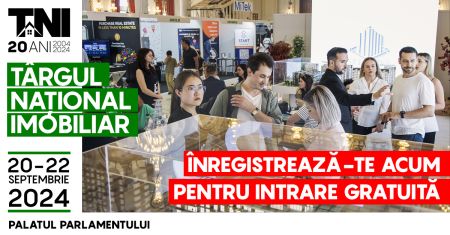 Incepe Targul National Imobiliar TNI, 20-22 septembrie, Palatul Parlamentului - Editie aniversara TNI 20 de ani!
