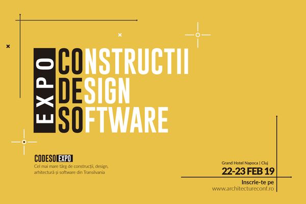 Constructii, design si software: prima editie a targului EXPO CoDeSo are loc la Cluj-Napoca