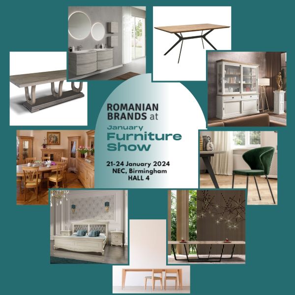 9 firme de mobilier din Romania au propus noi colectii la targul international January Furniture Show din Birmingham