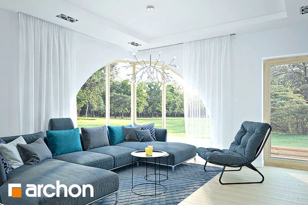 Living casa ferestre arcuite