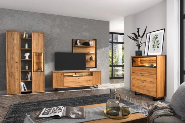 Mobila living lemn masiv stejar