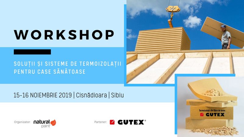 Termoizolatii naturale pentru case sanatoase - workshop Naturalpaint