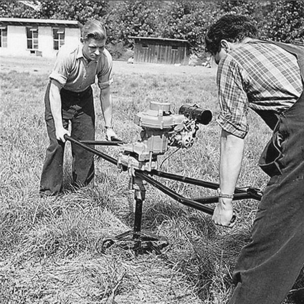 Primul motoburghiu de pamant Stihl