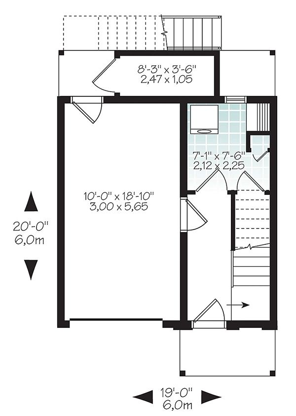 Proiect casa moderna mica - parter