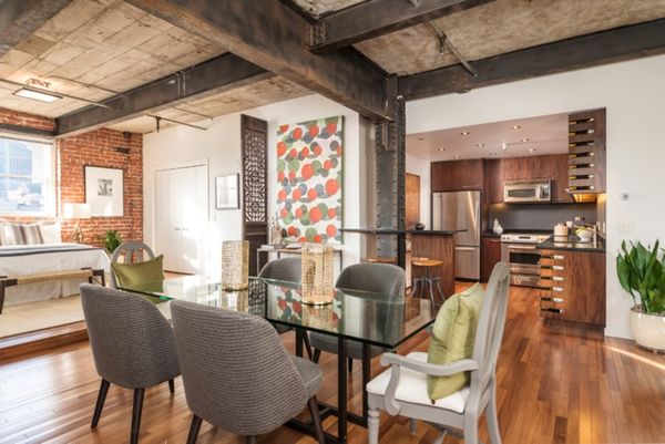 Sufragerie apartament modern