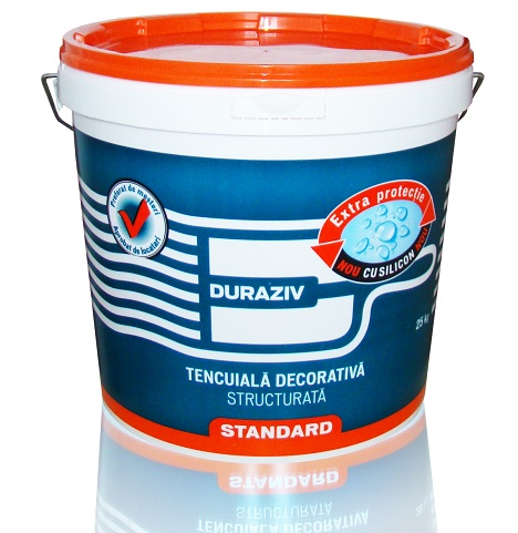 Tencuiala decorativa Duraziv TDS STANDARD cu Silicon