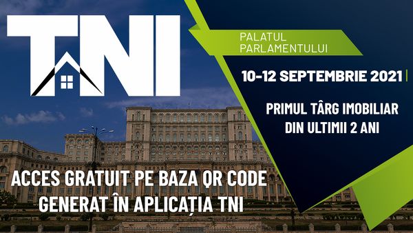 Incepe Targul National Imobiliar TNI, 10-12 septembrie 2021, Palatul Parlamentului, Sala Unirii