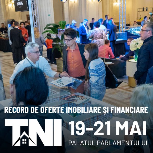 Incepe Targul National Imobiliar TNI: 19-21 Mai 2023, Palatul Parlamentului