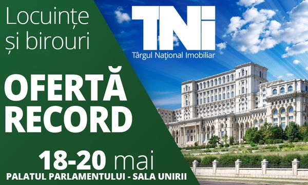 Cel mai MARE targ imobiliar din ultimii 10 ani incepe vineri, 18 mai, 126 expozanti, peste 20.000 oferte