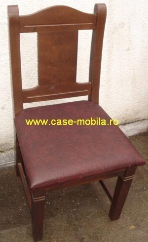 SCAUN TAPITAT - 100 EXEMPLARE PE STOC- PIELE ECOLOGICA - ORICE CULOARE