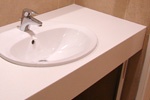 PACIFIC-BLAT DE BAIE DIN CORIAN SI CHIUVETA DIN CERAMICA INCASTRATA