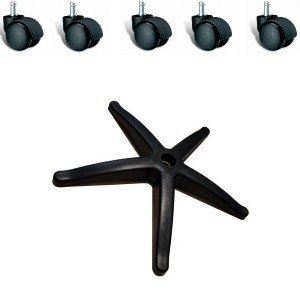SET - BAZA STEA SI ROLE SCAUN ERGONOMIC